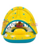 Надуваем бебешки пояс със сенник и волан